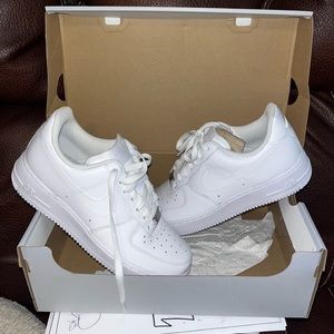 Nike Air Force ones. Womens. Size 7.5 NEVER WORN.